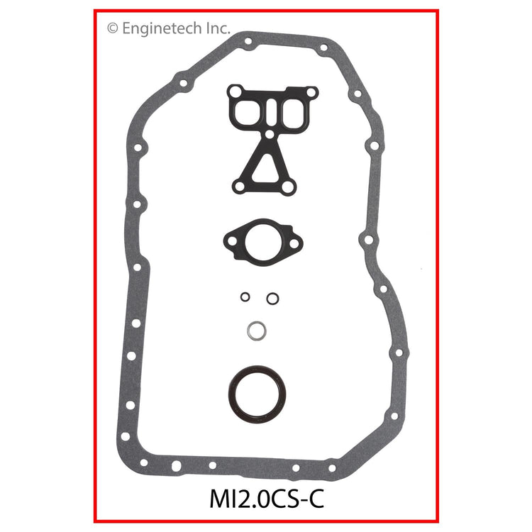 Enginetech Mitsubishi Lancer Engine Lower End Gasket Set (Part Number MI2.0CS-C)