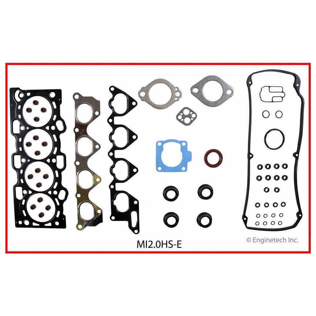 Enginetech Engine Cylinder Head Gasket Set for Mitsubishi Lancer (Part #MI2.0HS-E)