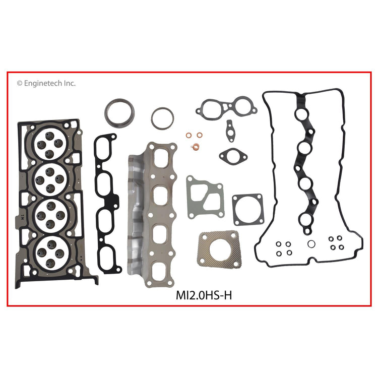 Enginetech Engine Cylinder Head Gasket Set for Mitsubishi Lancer (Part #MI2.0HS-H)