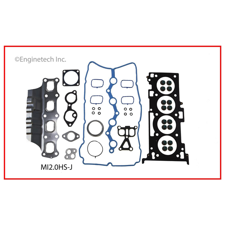 Enginetech MI2.0HS-J Engine Cylinder Head Gasket Set for Mitsubishi Cars and Trucks