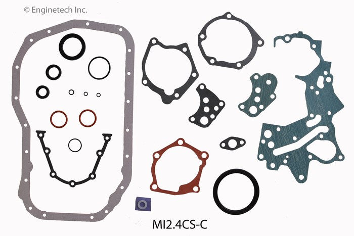 Enginetech MI2.4CS-C Engine Lower End Gasket Set for Mitsubishi Cars and Trucks