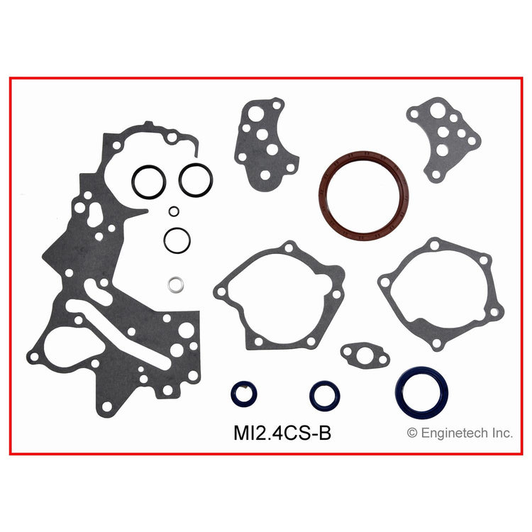 Enginetech Engine Full Gasket Set for Mitsubishi, Chrysler, and Dodge Vehicles – Part MI2.4K-4