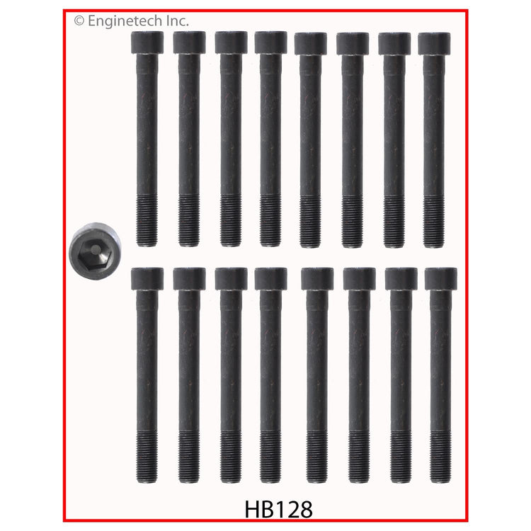 Enginetech Engine Cylinder Head Gasket Set for Mitsubishi Cars and Trucks with Head Bolts (Part Number: MI2.5HS-AWB)
