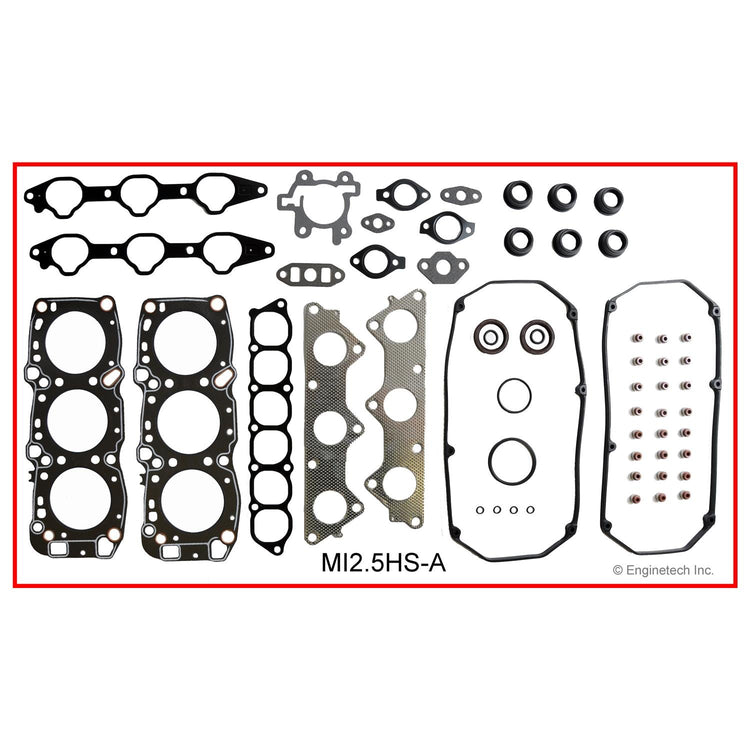 Enginetech Mitsubishi MI2.5K-1 Engine Full Gasket Set for Chrysler and Dodge Vehicles