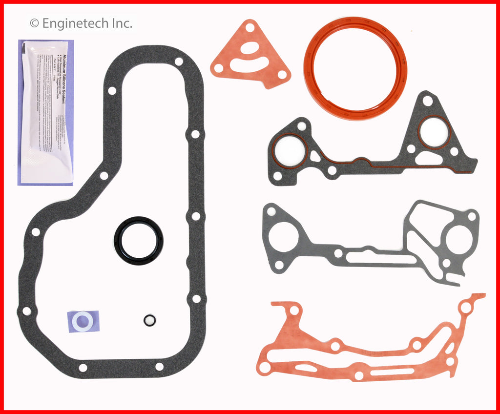 Enginetech Mitsubishi Montero Engine Lower End Gasket Set (Part Number MI3.0CS-E)