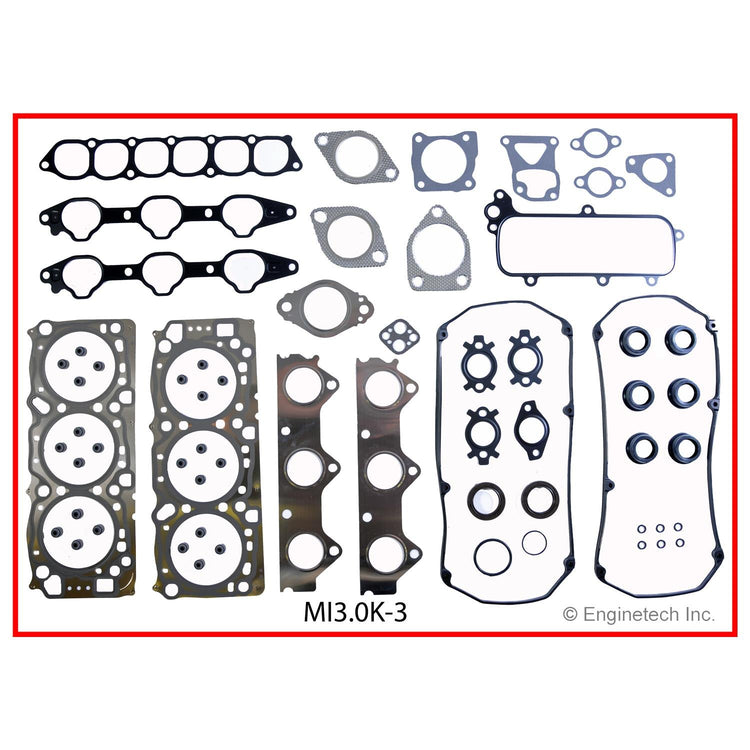 Enginetech Engine Full Gasket Set for Mitsubishi Montero Sport 2000 – Part No. MI3.0K-3