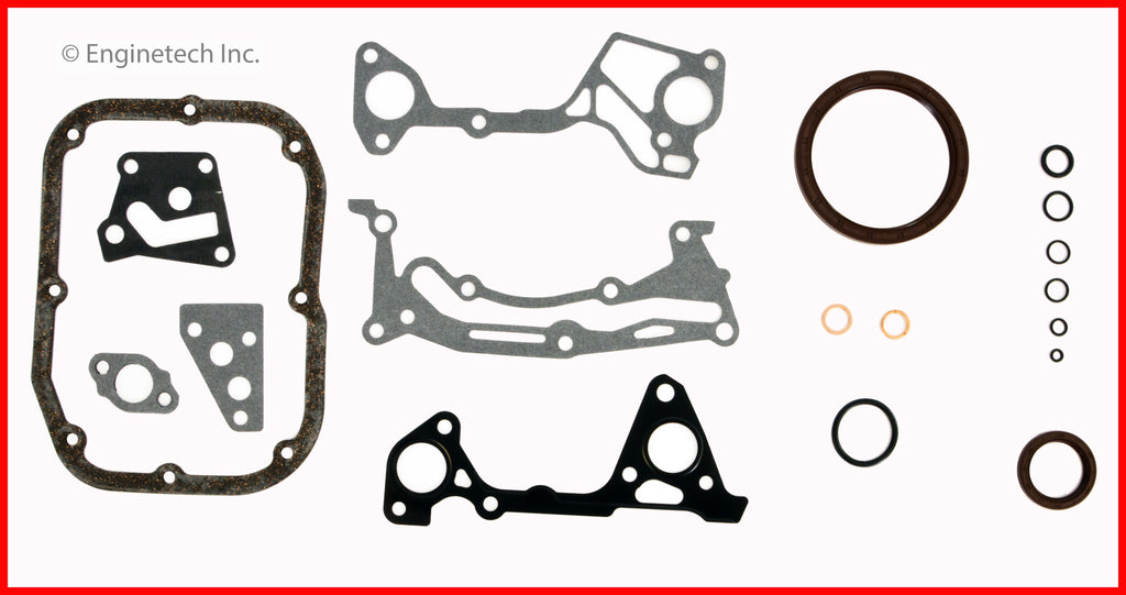 Enginetech MI3.8CS-A Engine Lower End Gasket Set for Mitsubishi Cars and Trucks