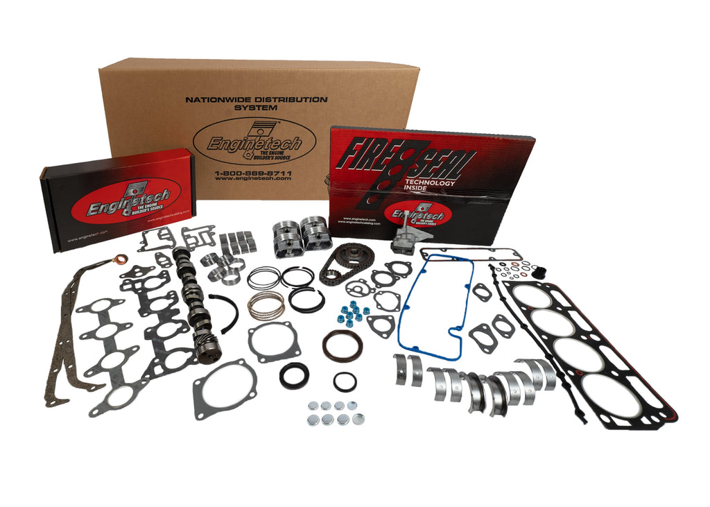 Enginetech MKC134C Engine Master Rebuild Kit for GMC and Chevrolet Cars and Trucks