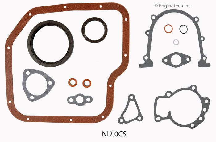 Enginetech Engine Lower End Gasket Set for Nissan and Infiniti Models (Part NI2.0CS)