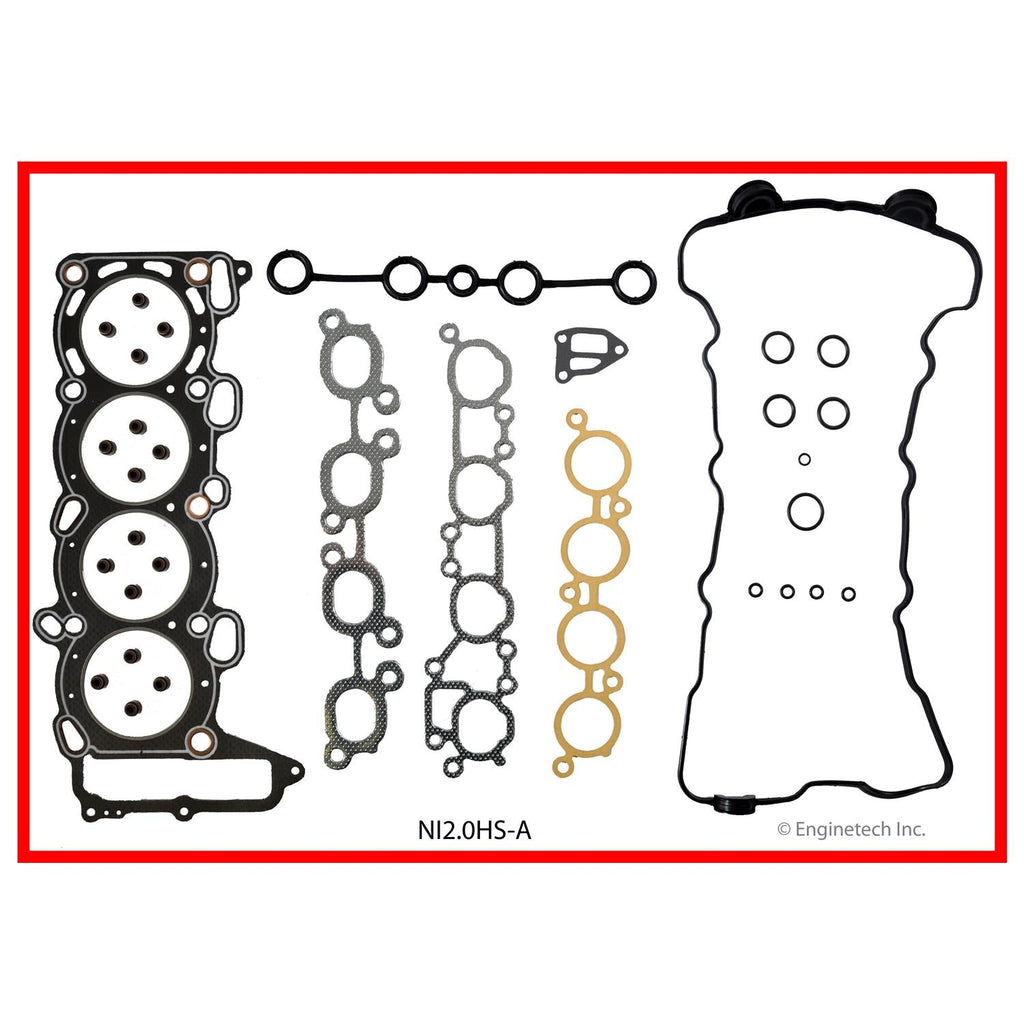 Enginetech NI2.0HS-A Engine Cylinder Head Gasket Set for Nissan and Infiniti Vehicles