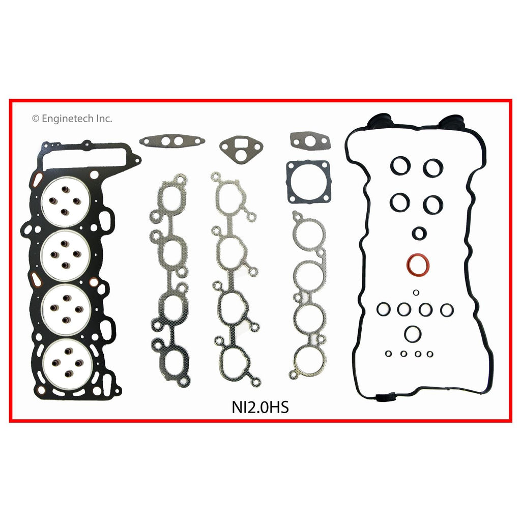 Enginetech NI2.0HS-WB Engine Cylinder Head Gasket Set for Nissan and Infiniti Vehicles