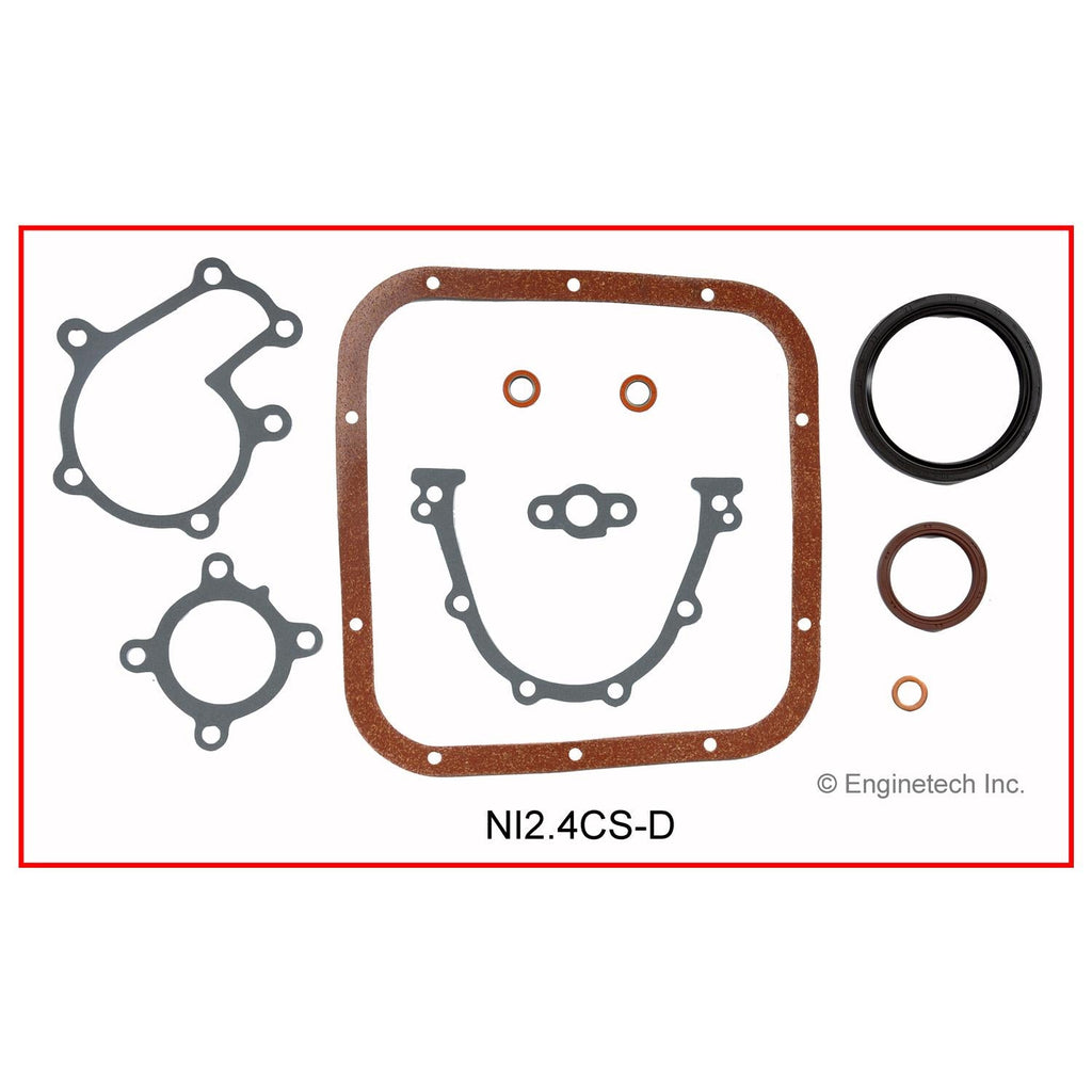 Enginetech Engine Lower End Gasket Set for Nissan Altima (1993-2001) – Part NI2.4CS-D