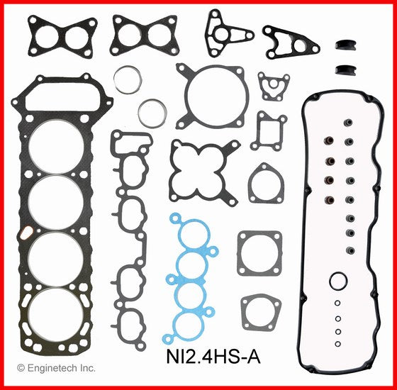 Enginetech Cylinder Head Gasket Set for Nissan 240SX and D21 Models - Part NI2.4HS-A