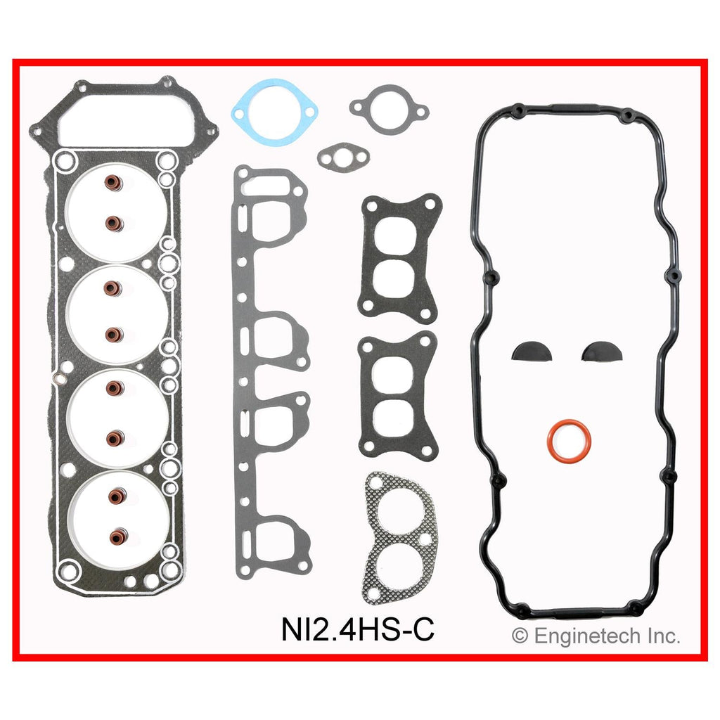 Enginetech Nissan D21 and Pathfinder Engine Cylinder Head Gasket Set (Part NI2.4HS-C)