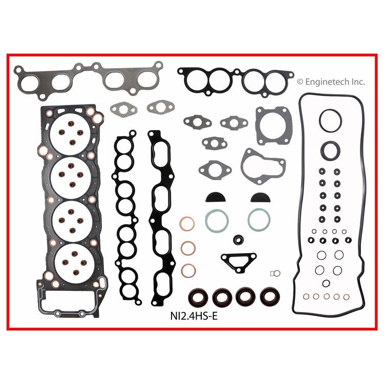 Enginetech Engine Cylinder Head Gasket Set for Nissan Stanza and Axxess – Part NI2.4HS-EWB