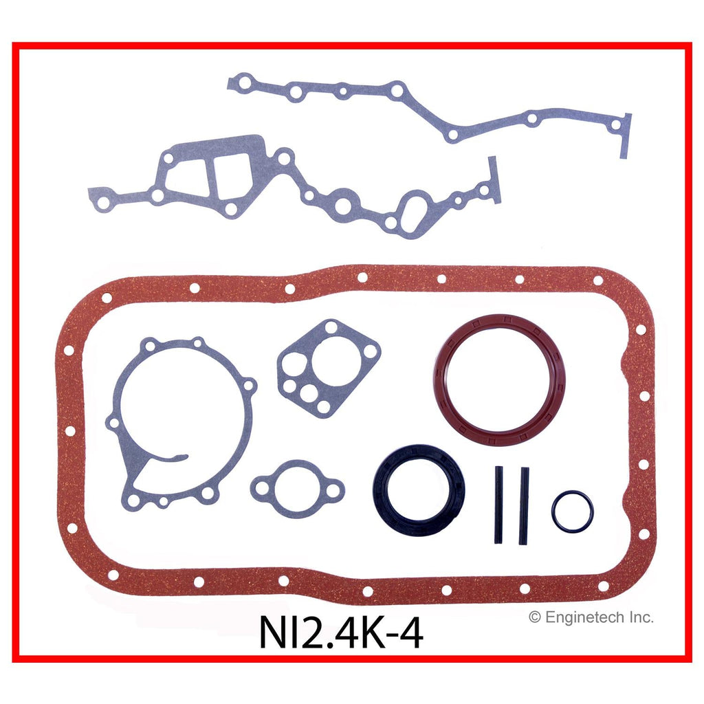 Enginetech NI2.4K-4 Engine Full Gasket Set for Nissan D21 and Pathfinder