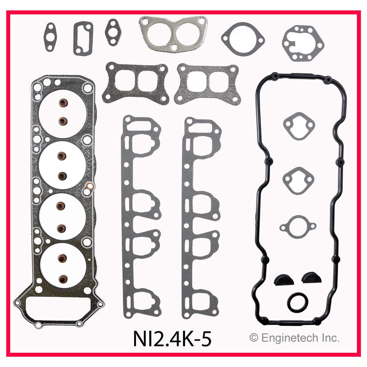 Enginetech Engine Full Gasket Set for Nissan Vans 1987-1988 | Part NI2.4K-5