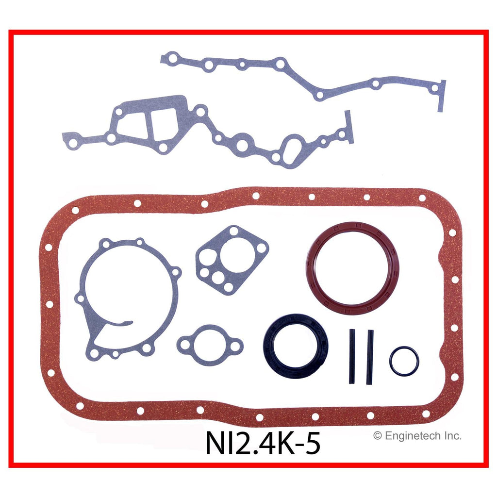 Enginetech Engine Full Gasket Set for Nissan Vans 1987-1988 | Part NI2.4K-5