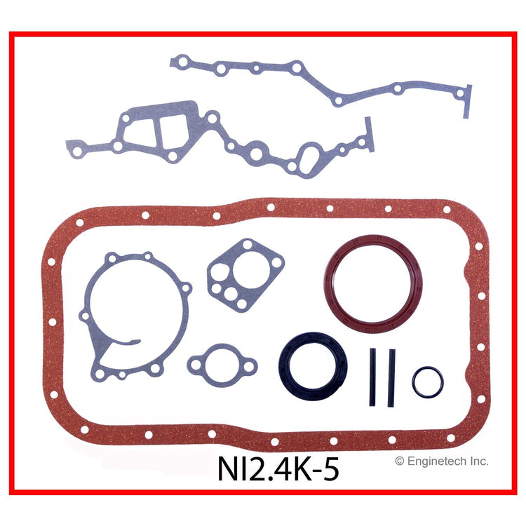 Enginetech Engine Full Gasket Set for Nissan Vans 1987-1988 | Part NI2.4K-5