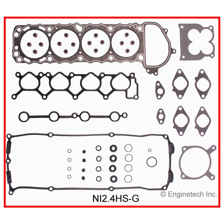 Enginetech Engine Full Gasket Set for Nissan Frontier and Xterra 2000-2004