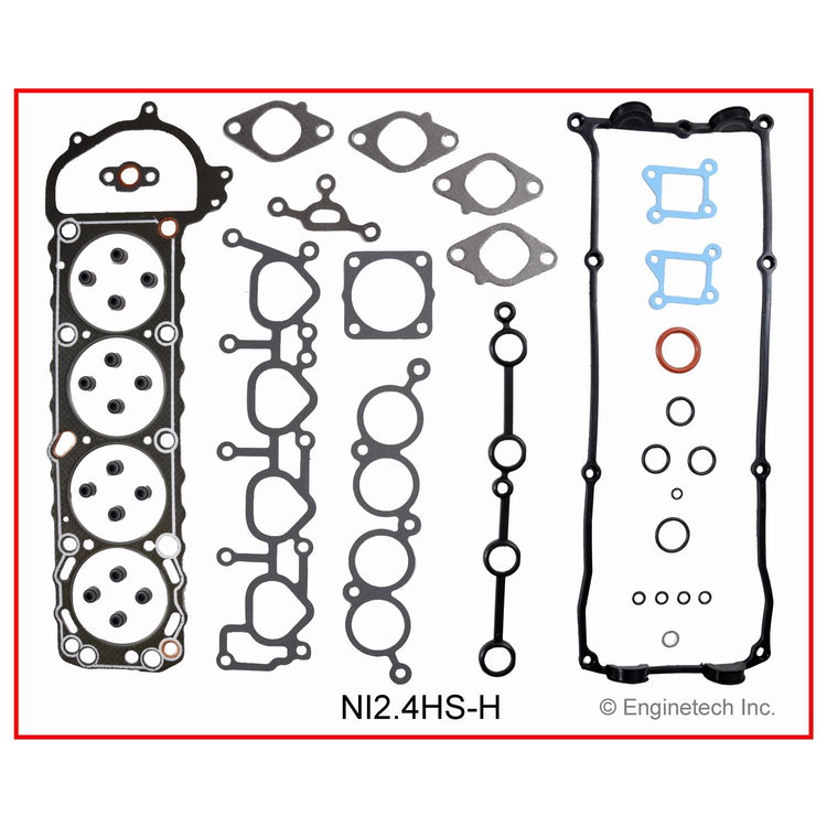 Enginetech Engine Full Gasket Set for Nissan 240SX (1995-1998) - Part Number NI2.4K-8