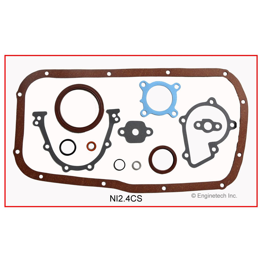 Enginetech Engine Full Gasket Set for Nissan 240SX (1995-1998) - Part Number NI2.4K-8