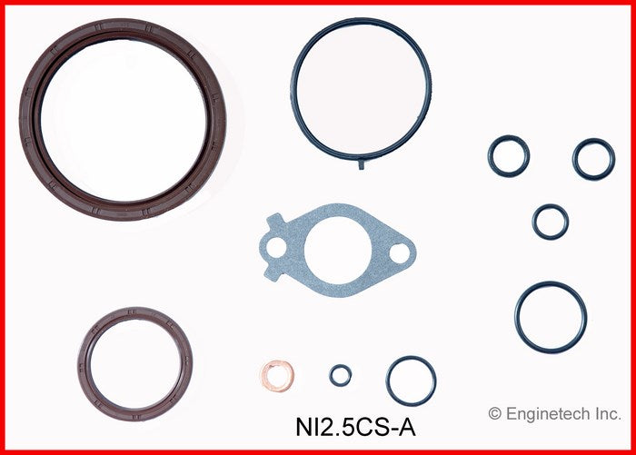 Enginetech NI2.5CS-A Engine Lower End Gasket Set for Nissan Cars and Trucks
