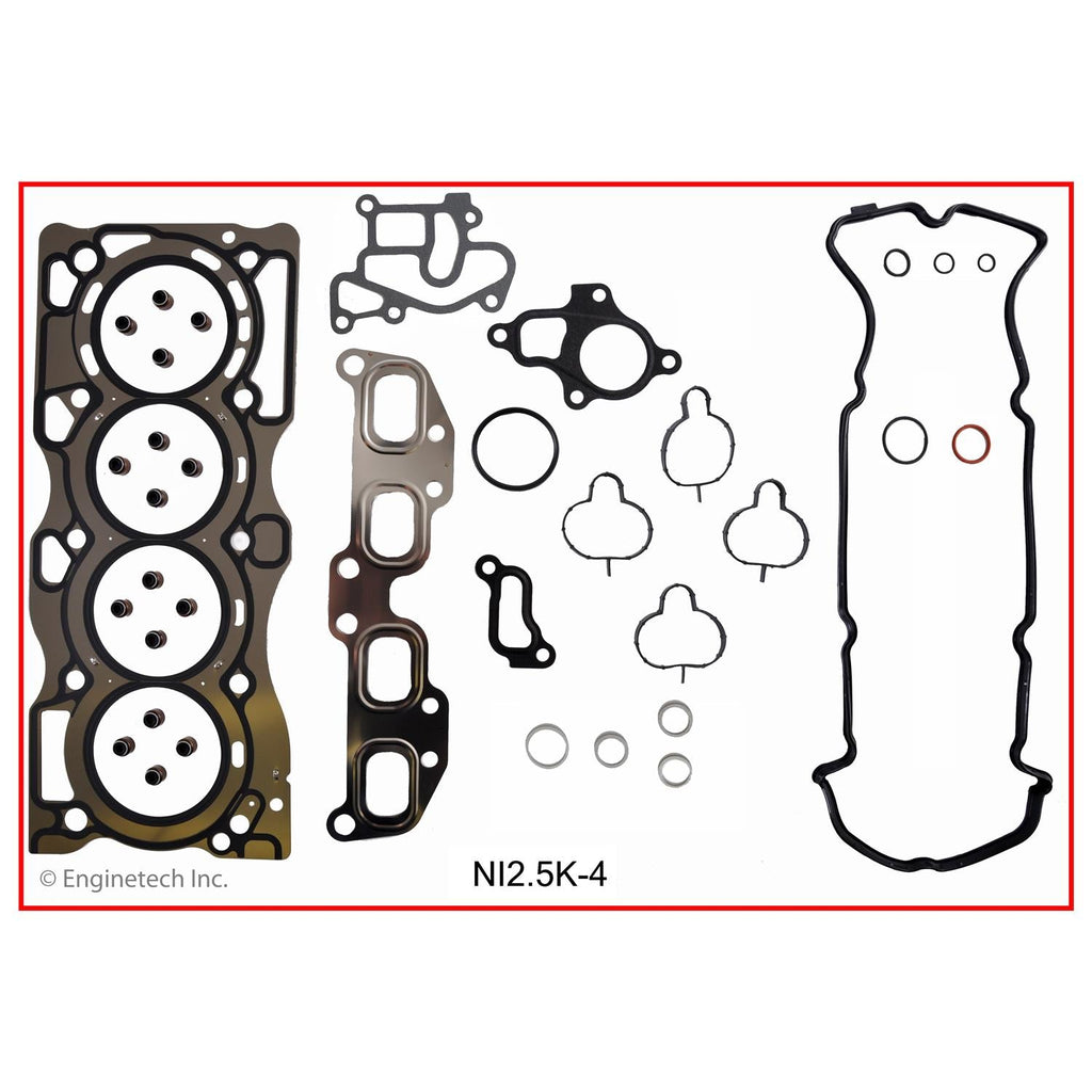 Enginetech Engine Full Gasket Set for Nissan and Suzuki Vehicles (Part NI2.5K-4)