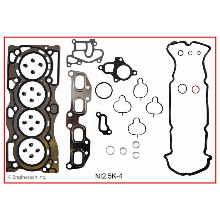 Enginetech Engine Full Gasket Set for Nissan and Suzuki Vehicles (Part NI2.5K-4)