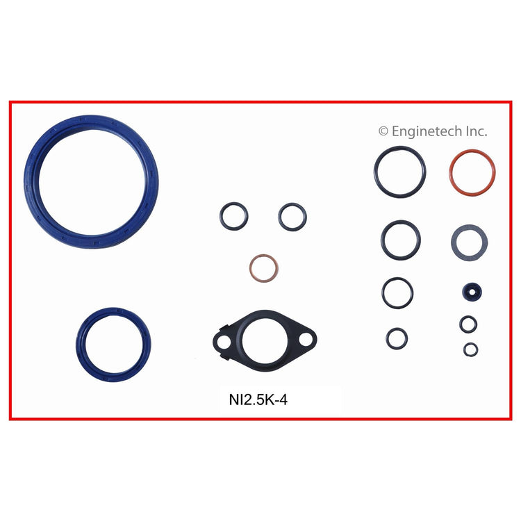 Enginetech Engine Full Gasket Set for Nissan and Suzuki Vehicles (Part NI2.5K-4)
