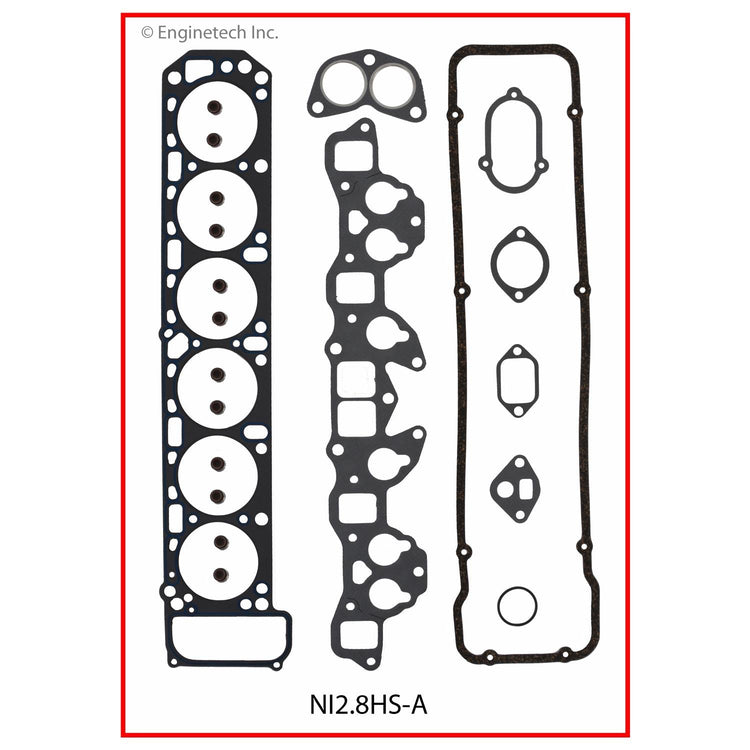 Enginetech Nissan Engine Cylinder Head Gasket Set NI2.8HS-A for 1975-1979 Nissan 280Z and 280ZX