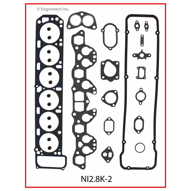 Enginetech Nissan 280ZX Engine Full Gasket Set (Part NI2.8K-2)