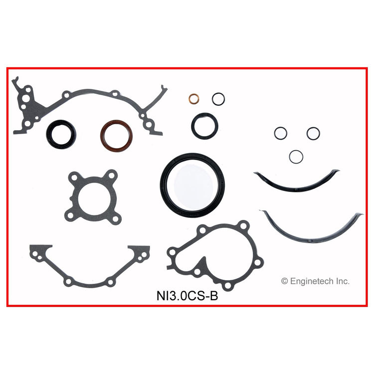 Enginetech Engine Lower End Gasket Set for Nissan Quest 1993-1998 – Part NI3.0CS-B