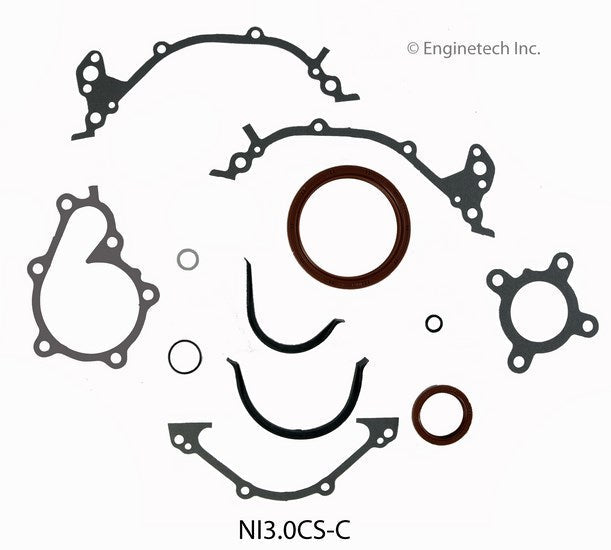 Enginetech Nissan 300ZX & Infiniti J30 Engine Lower End Gasket Set (Part NI3.0CS-C)