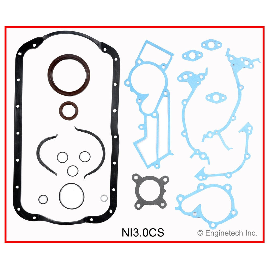 Enginetech Engine Full Gasket Set for Nissan 200SX and Maxima - Part NI3.0K-3