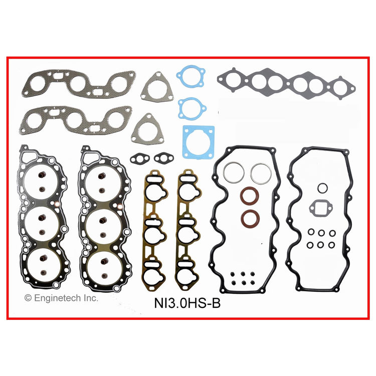 Enginetech Engine Full Gasket Set for Nissan Quest 1993-1998 – Part NI3.0K-7