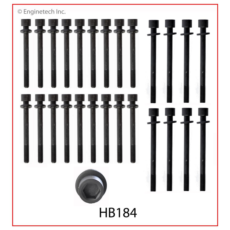 Enginetech NI3.3HS-AWB Engine Cylinder Head Gasket Set for Nissan and Mercury Vehicles