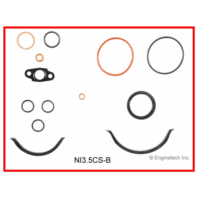 Enginetech NI3.5CS-B Engine Lower End Gasket Set for Nissan and Infiniti Vehicles