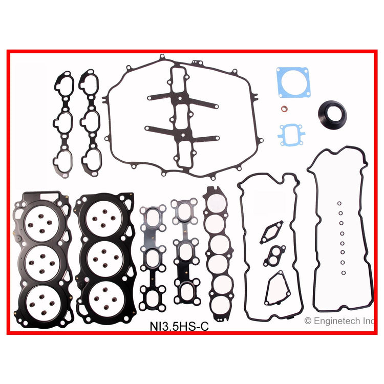 Enginetech NI3.5HS-CWB Engine Cylinder Head Gasket Set for Nissan and Infiniti Vehicles