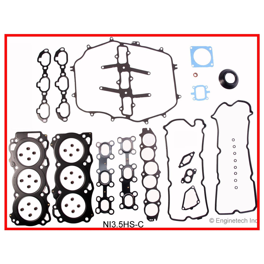 Enginetech NI3.5HS-C Engine Cylinder Head Gasket Set for Nissan and Infiniti Vehicles