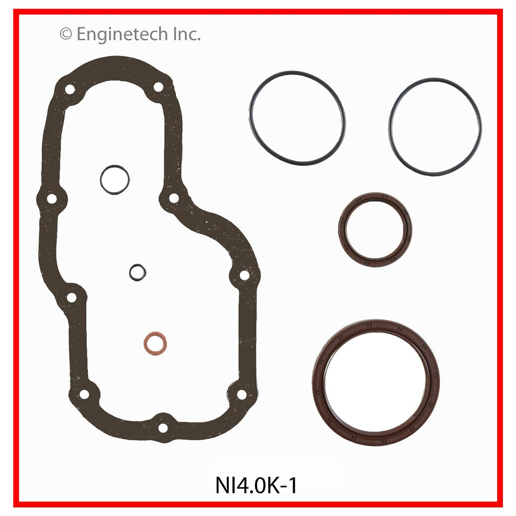 Enginetech NI4.0K-1 Engine Full Gasket Set for Nissan Cars and Trucks