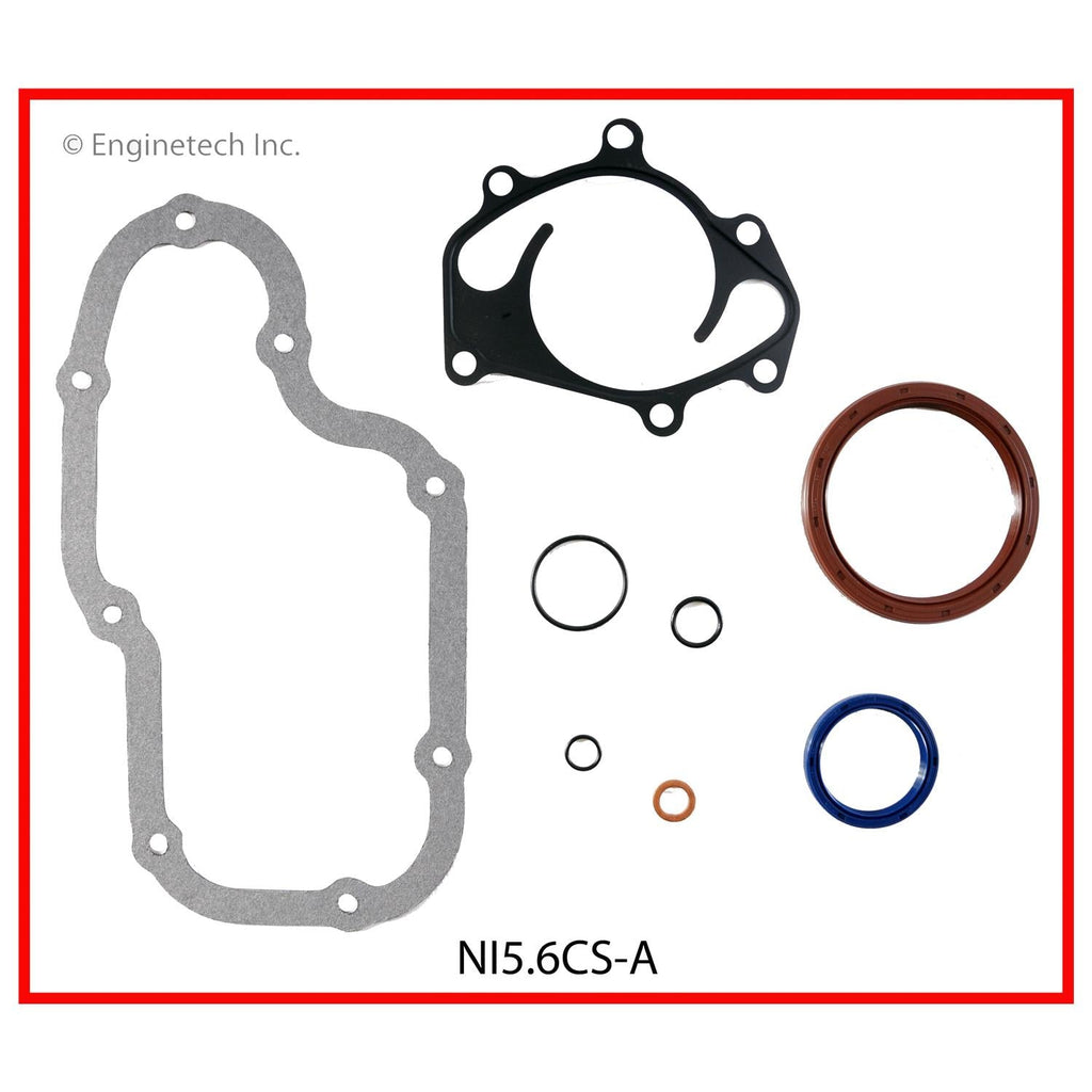 Enginetech NI5.6CS-A Engine Lower End Gasket Set for Nissan Cars and Trucks