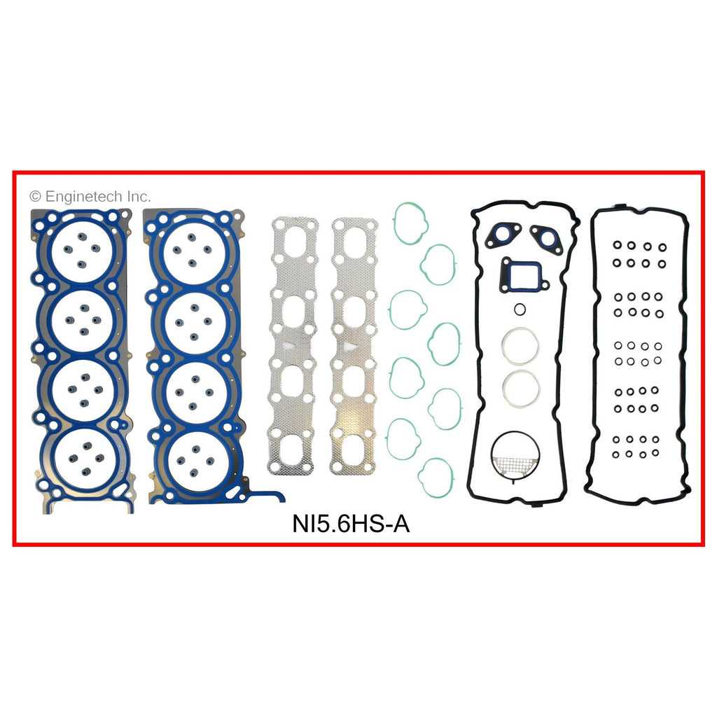 Enginetech NI5.6K-1 Engine Full Gasket Set for Nissan Cars and Trucks