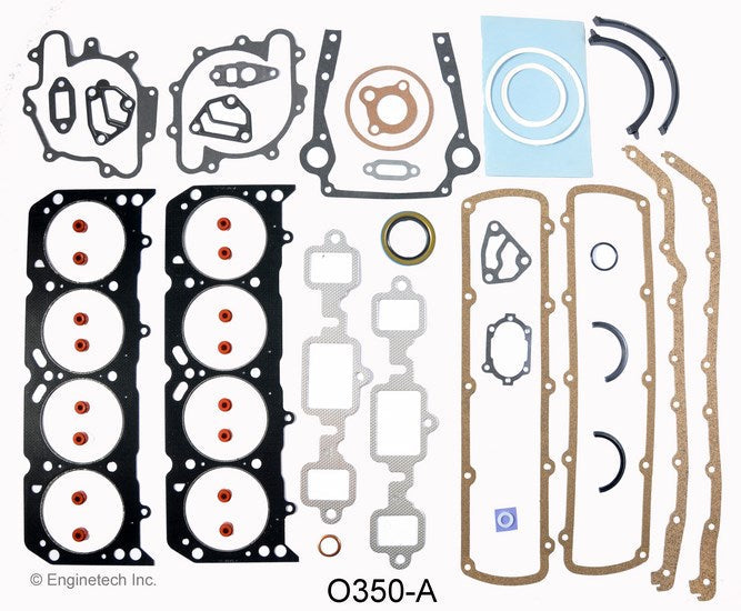 Enginetech O350-A Full Engine Gasket Set for Oldsmobile Cars