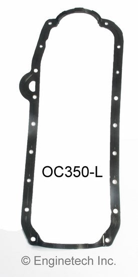 Enginetech Engine Oil Pan Gasket for GM and Chevrolet Cars and Trucks (Part OC350-L)