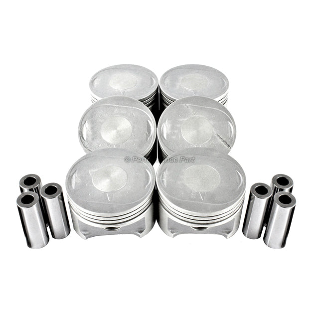 Pistons w/ Rings for 92-96 Mitsubishi 3.0L V6 SOHC 12v