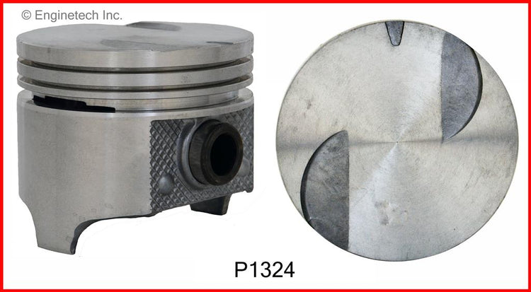 Enginetech P1324(4).50 Engine Piston Set Without Rings for Ford Ranger 1983-1988