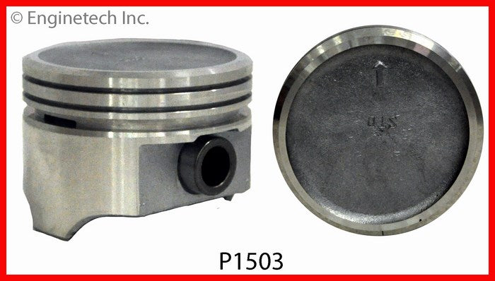 Enginetech P1503(8)060 Engine Piston Set Without Rings for Buick Models