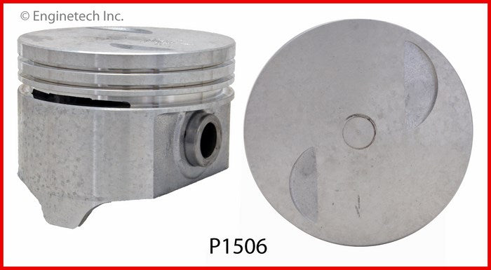 Enginetech P1506(4)030 Engine Piston Set Without Rings for Ford and Mercury Models