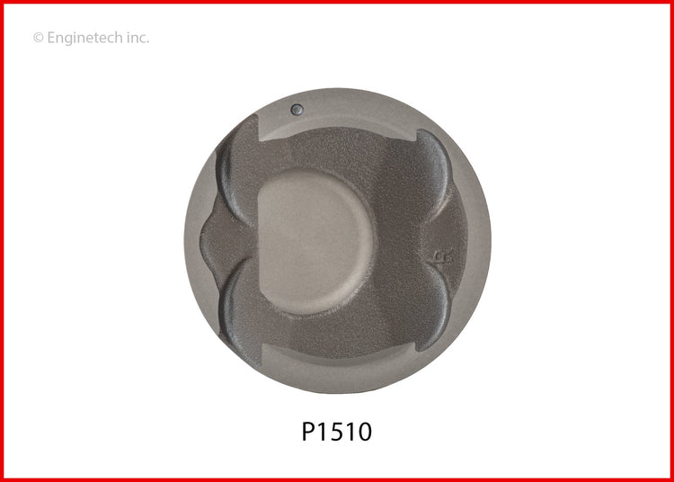Enginetech P1510(6)020 Engine Piston Set Without Rings for Hyundai and Kia Models